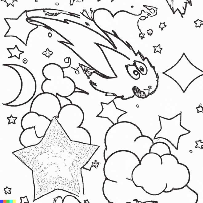 desenhos de cometas 2 1