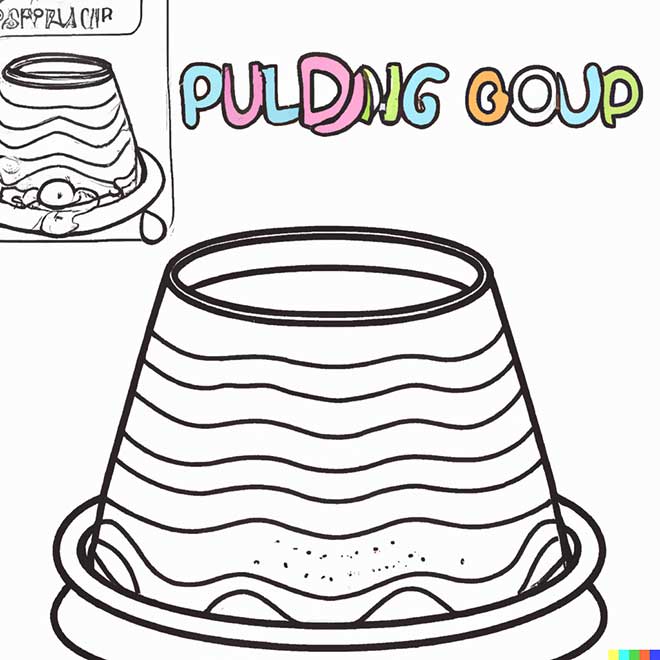 desenhos de pudim 4 2