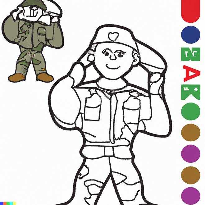 desenhos de soldados 5 4 desenhos de soldados 5 4