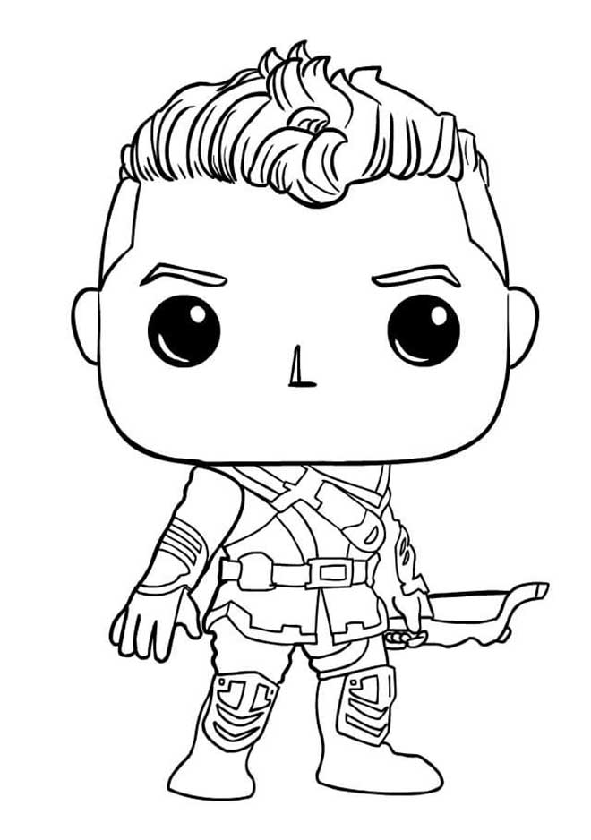 desenhos do gaviao arqueiro para colorir 2