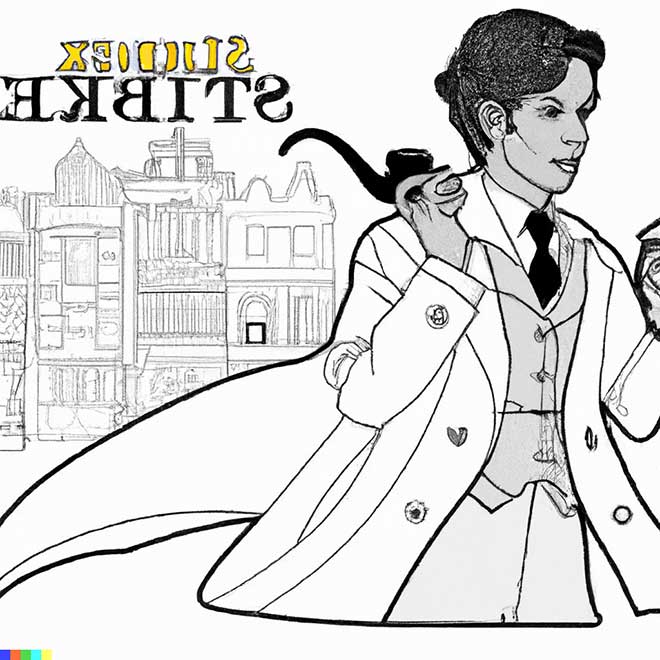 desenhos do sherlock holmes para pintar 12 2 desenhos do sherlock holmes para pintar 12 2