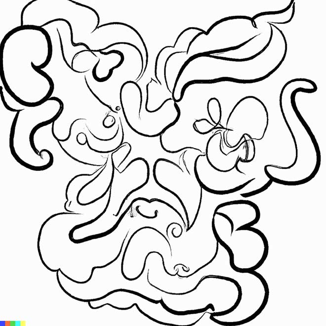 21+ Desenhos de Fumaça para Imprimir e Colorir/Pintar