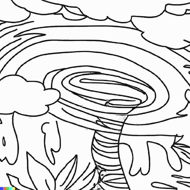 furacao para colorir 2 2