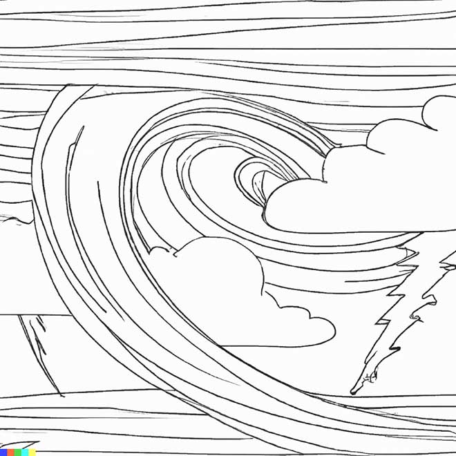 furacao para colorir 4 2