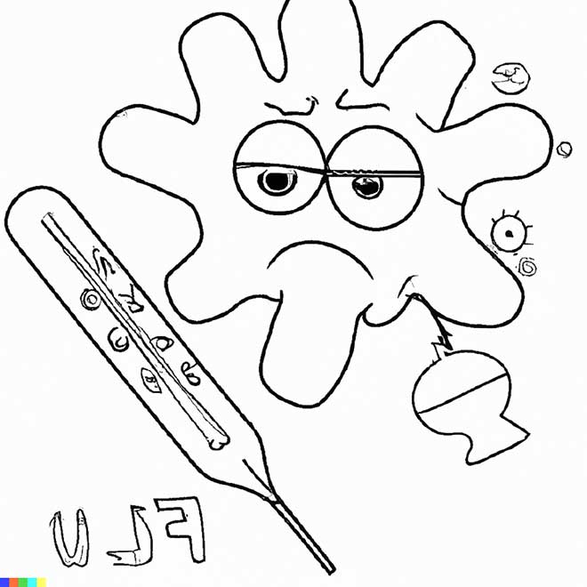 gripe para imprimir e colorir 5 2