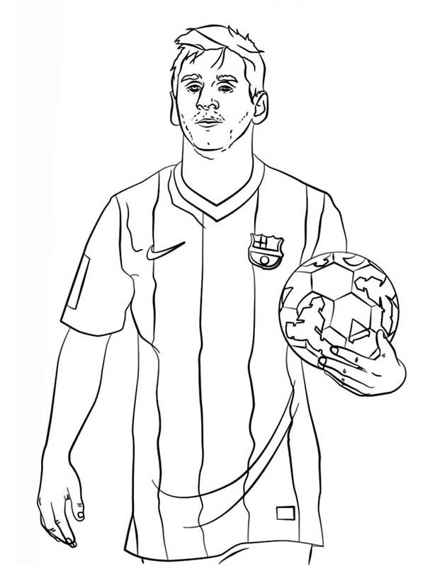 jogadores do Barcelona para colorir 2