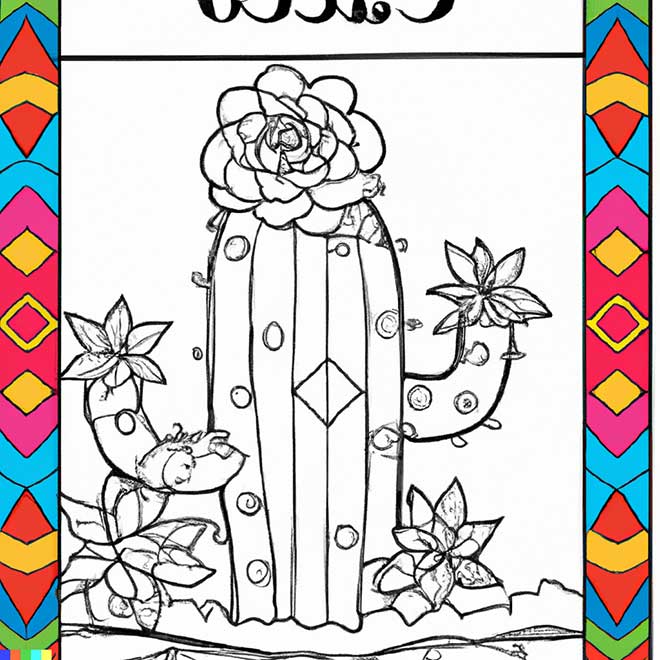 mexicano para colorir 3 1