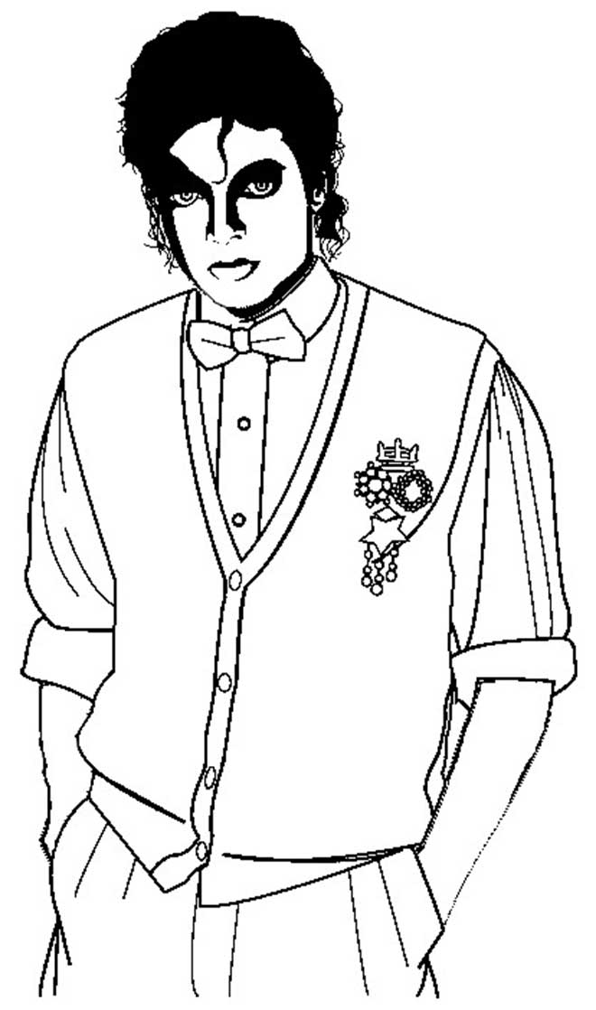 25+ Desenhos do Michael Jackson para Imprimir e Colorir/Pintar