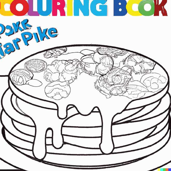 panqueca para colorir 1 2 panqueca para colorir 1 2