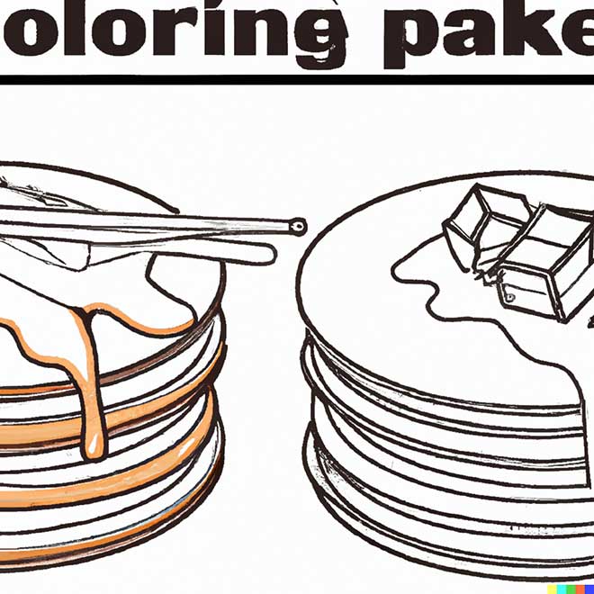 panqueca para colorir 4 2 panqueca para colorir 4 2