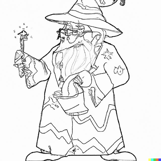 DALL·E 2022 11 10 16.44.46 wizard for coloring