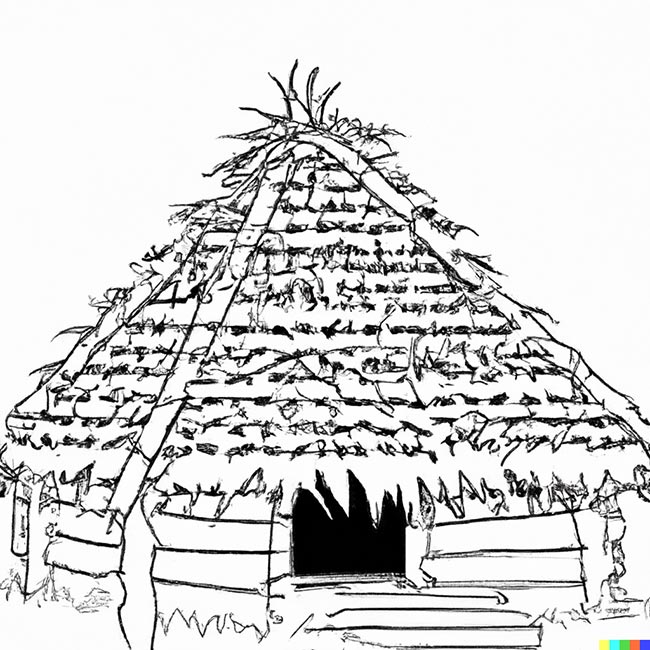 DALL·E 2022 11 10 18.54.14 hut pages for coloring