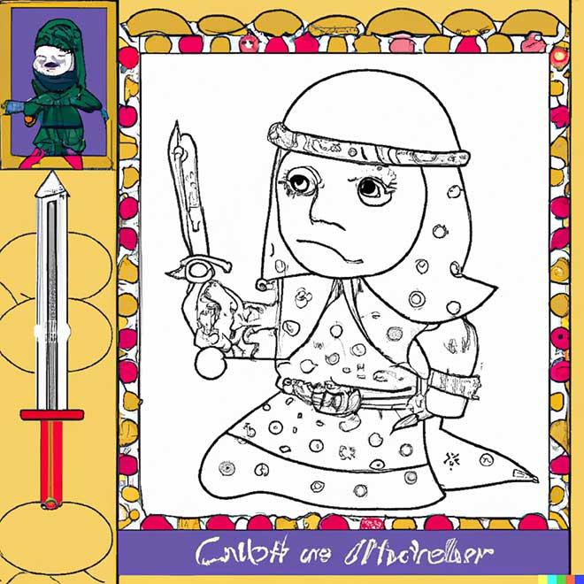 arabes para colorir 2 2
