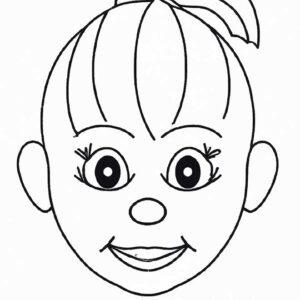 35+ Desenhos de Cabeça para Imprimir e Colorir/Pintar