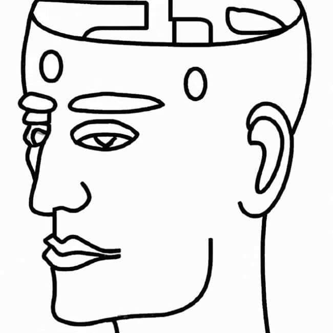35+ Desenhos de Cabeça para Imprimir e Colorir/Pintar