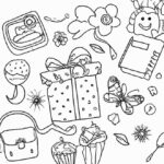 40+ Desenhos de Coisas Fofas para Imprimir e Colorir/Pintar