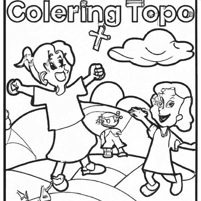 35+ Desenhos de Evangélico para Imprimir e Colorir/Pintar