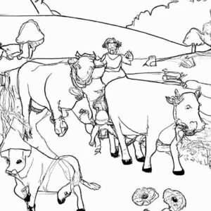 40+ Desenhos de Vaqueiro para Imprimir e Colorir/Pintar (Grátis)