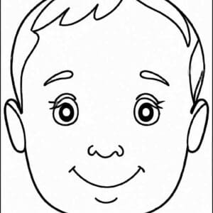 35+ Desenhos de Cabeça para Imprimir e Colorir/Pintar