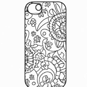 40+ Desenhos de Capinha de Celular para Imprimir e Colorir/Pintar