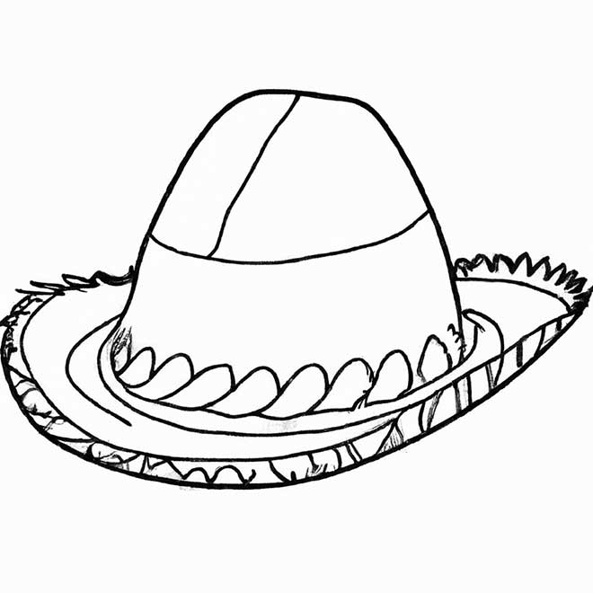 colorir chapeu cangaceiro 3457732
