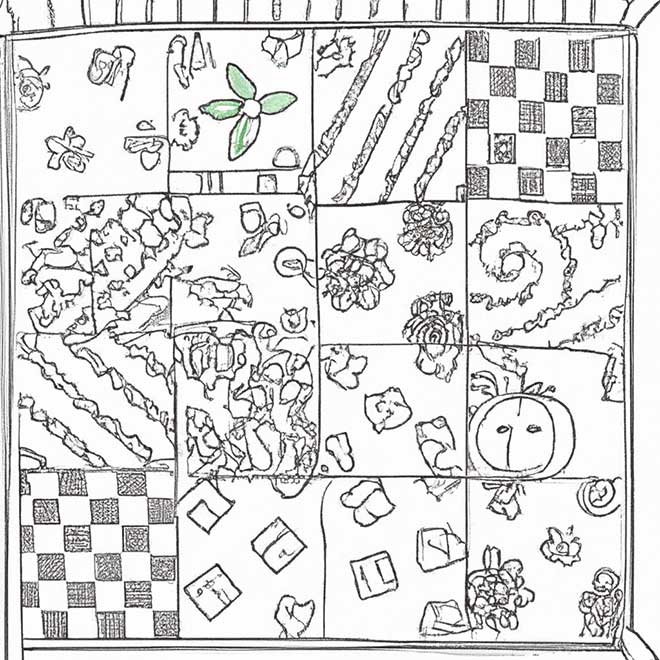 colorir colcha retalhos 5218131 colorir colcha retalhos 5218131