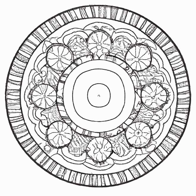 colorir mandala africana 2322953 1