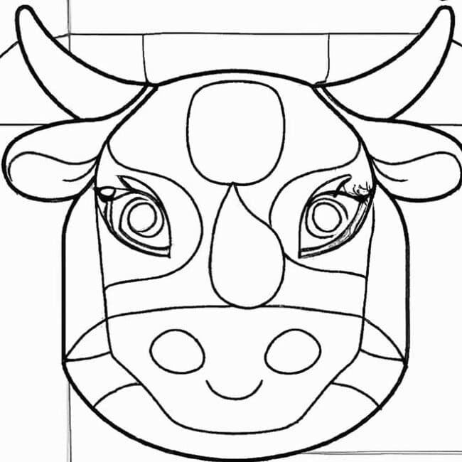 colorir mascara de vaca 7400843 2