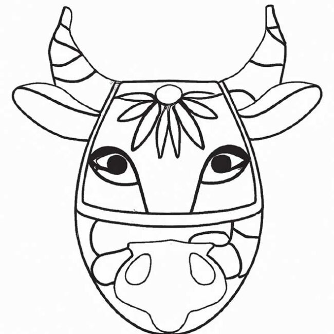 colorir mascaras vacas 7329977 2