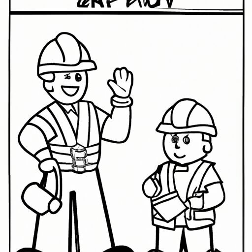 40+ Desenhos de Segurança do Trabalho para Imprimir e Colorir/Pintar