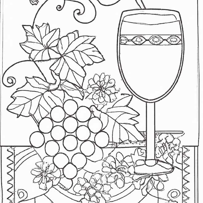 colorir vinho 6337810 2