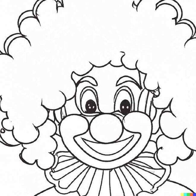 27+ Desenhos de Máscara de Palhaço para Imprimir e Colorir/Pintar