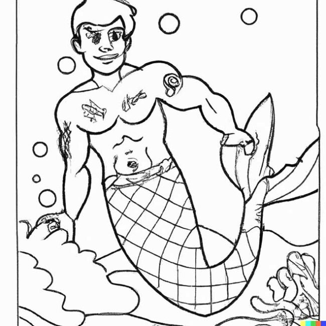 desenho de tritao 3