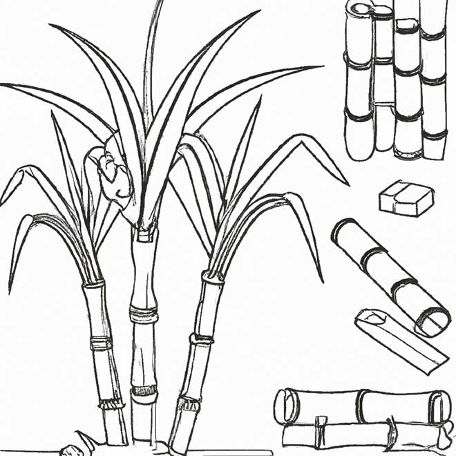 desenhos cana de acucar 6834331