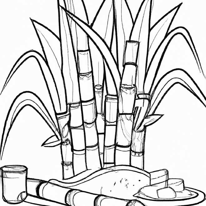 desenhos cana de acucar 7985452