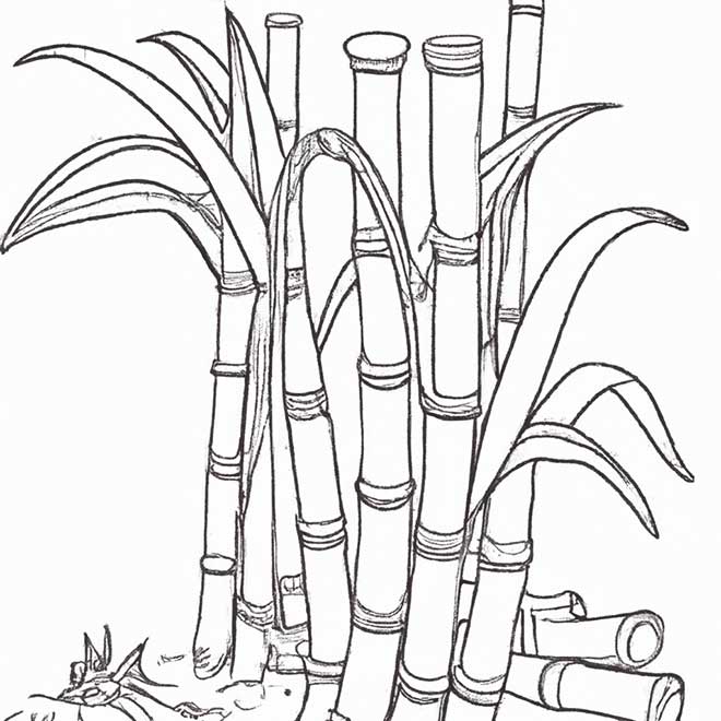 desenhos cana de acucar 9511323