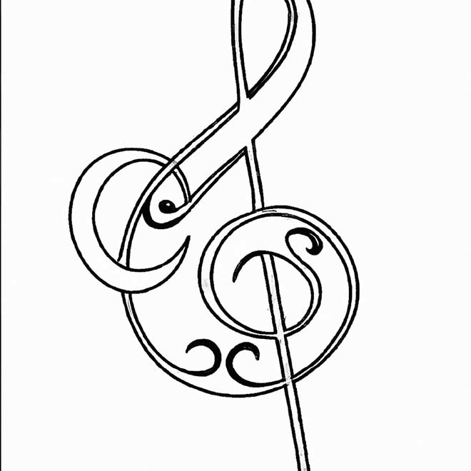desenhos clave de sol 873214