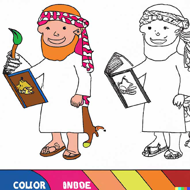 desenhos de arabes 3 2