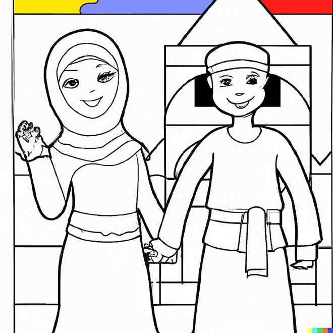 desenhos de arabes 4 2