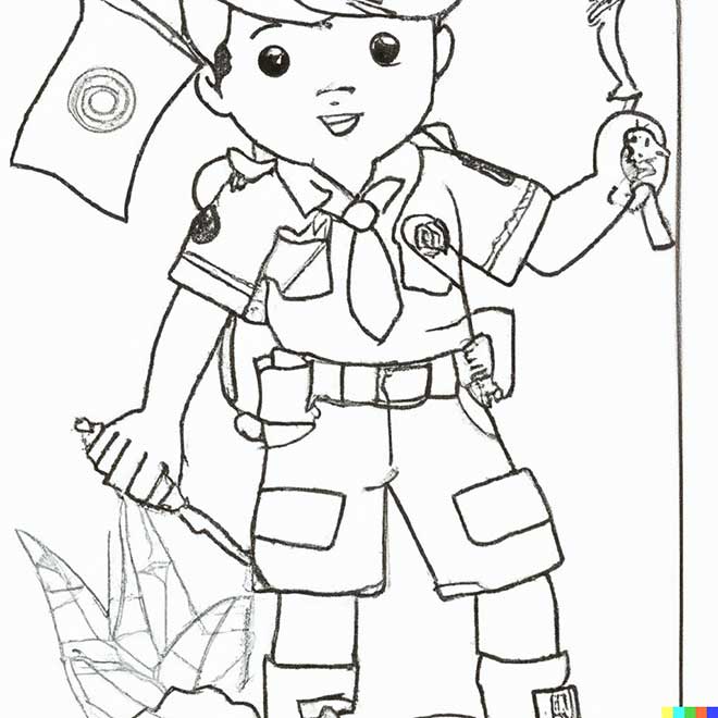 desenhos de escoteiros para imprimir e pintar 3 2 desenhos de escoteiros para imprimir e pintar 3 2