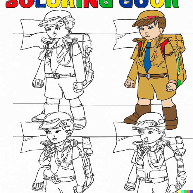 desenhos de escoteiros para imprimir e pintar 5 2 desenhos de escoteiros para imprimir e pintar 5 2