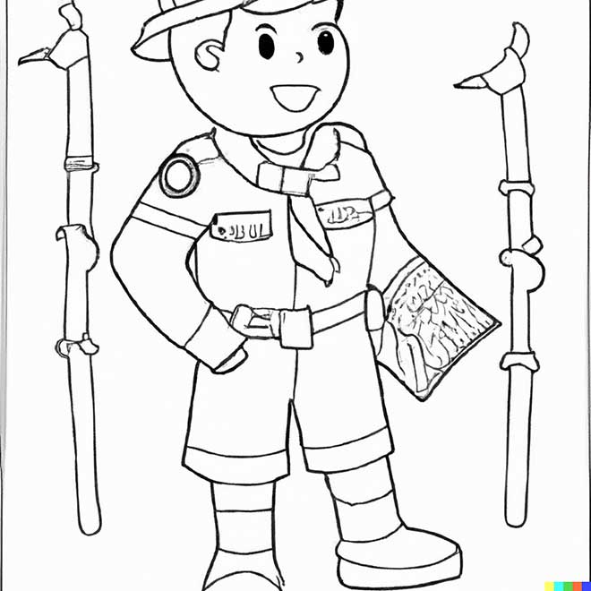 desenhos de escoteiros para imprimir e pintar 6 2 desenhos de escoteiros para imprimir e pintar 6 2
