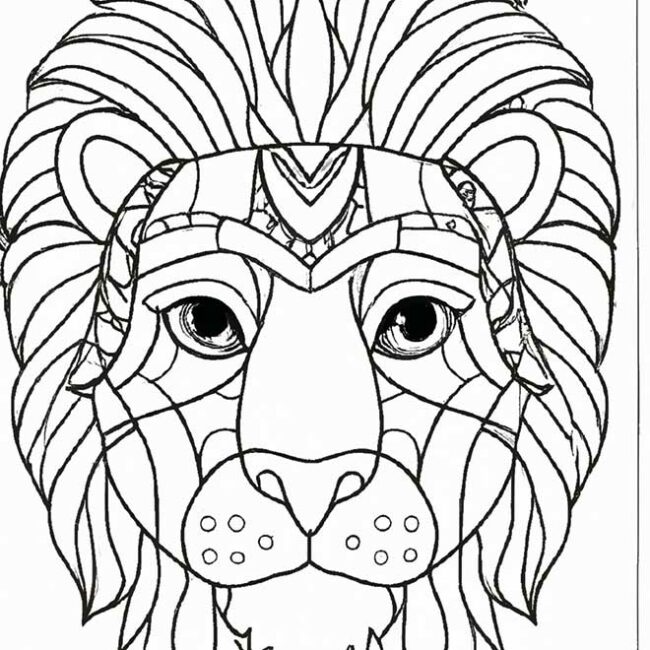 desenhos de mascara de leao para colorir 2 2 desenhos de mascara de leao para colorir 2 2