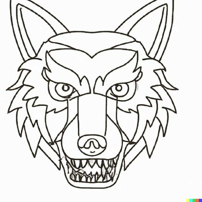 desenhos de mascara de lobisomem 2 3 desenhos de mascara de lobisomem 2 3