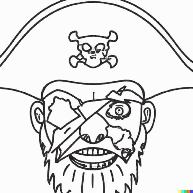 desenhos de mascara de pirata para imprimir e pintar 4 2 desenhos de mascara de pirata para imprimir e pintar 4 2