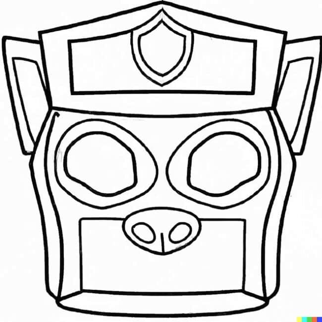 desenhos de mascara de policial para pintar 2 2 desenhos de mascara de policial para pintar 2 2