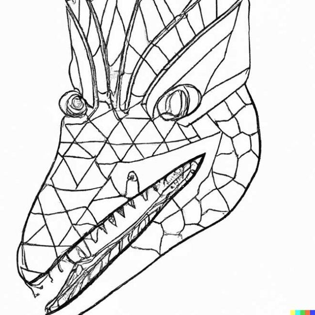 desenhos de mascaras de lagartos para colorir 3 2