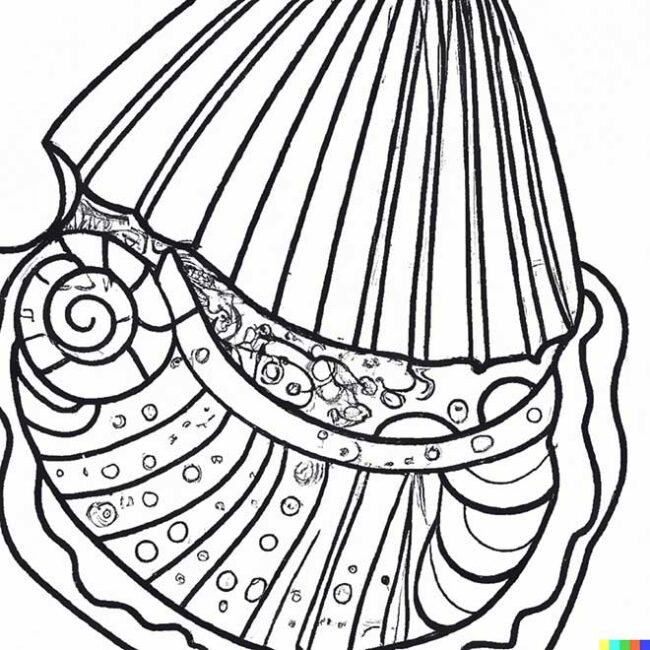 desenhos de moluscos 2 desenhos de moluscos 2
