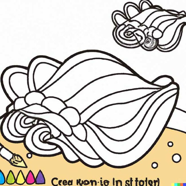 desenhos de moluscos para pintar 2 desenhos de moluscos para pintar 2