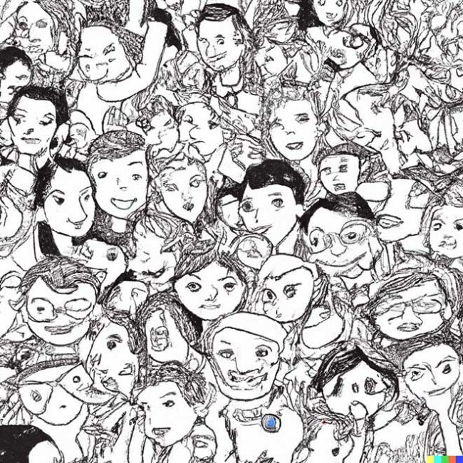 desenhos de multidao 1 2 desenhos de multidao 1 2